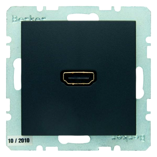 S.1/B.x High Definition Steckdose anth matt