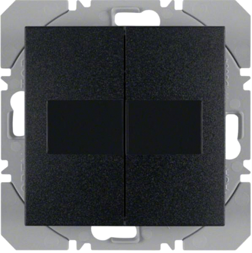 KNX-Funk S.1/B.x Wandsender 2fach flach Solar quicklink anth