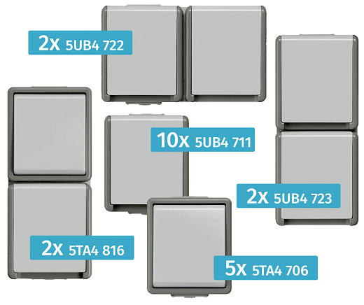 Aktionspaket Feuchtraum AP