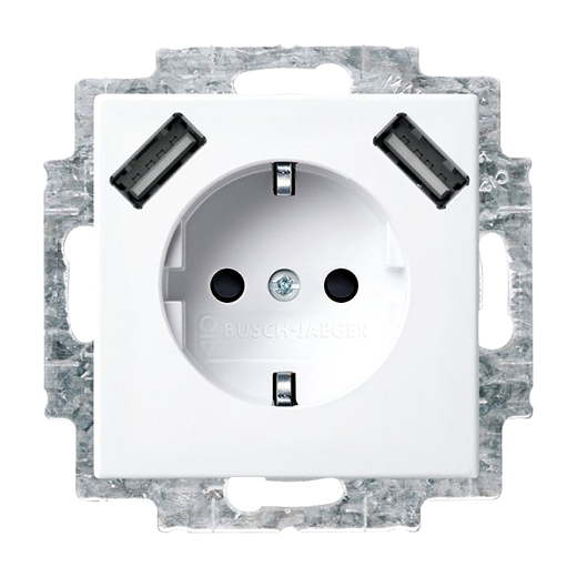 SCHUKO�-/2x USB-Steckdose