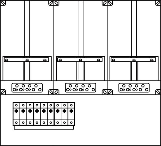 Aufputz Z�hlerger�st InnenraumTAB Wiener Netze