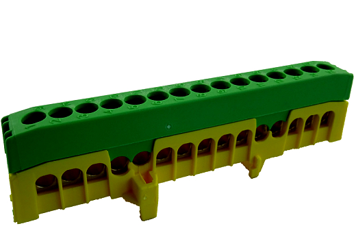 Schutzleiterklemme PE15-F2 gr�n