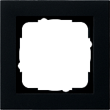 Abdeckrahmen 1f Gira E2 Schwarz m