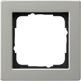 Abdeckrahmen 1f Gira E2 Edelstahl