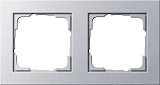 Abdeckrahmen 2f Gira E2 F Alu