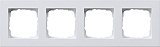 Abdeckrahmen 4f flach Gira E2Reinwei� m