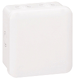 Abzweigdose Plexo, 80 x 80 x 45 mm (H x B x T), IP 55 , mit