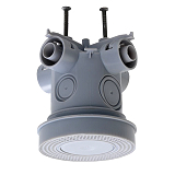 KAISER 9959 Beton Decken-Wandauslass Anschraubflche=85mm Tiefe=105mm