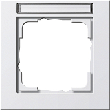 Abdeckrahmen 1f BSF Gira E2 Reinwei m