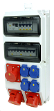 Verteilerkombination CEE + Steckdosen Strobl BV 32/5 2x16/5 4xSSD M32oBVu H Pc PC ELECTRIC 9025680
