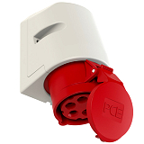 CEE-Wanddose 16A 5p 6h IP44