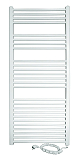 Handtuchtrockner wei�, 600 Watt, 600x1320 mm, gerade