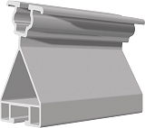 FixZ-15 Systemprofil18 unten 96mm mit Verb.