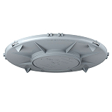 Einbaugehuse HaloX 180 Frontteil Einbaudurchmesser  100 mm