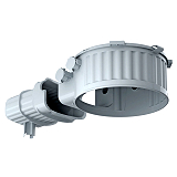 Einbaugeh�use, HaloX 180 mit Tunnel 190X140X85mm 1282-30