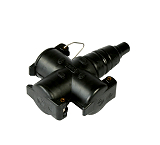 GIFAS Schukoverteiler Vollgummi 3-fach