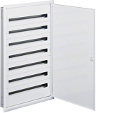 HAGER FW736F Flachverteiler Metall Unterputz IP30 7 Reihig x36TE 1220x766x110mm