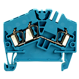 Durchgangs-Reihenklemme, Zugfederanschluss, 2.5mm�, 800V, 24