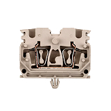 Durchgangs-Reihenklemme, Zugfederanschluss, 2.5mm�, 800V, 24