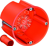 HW Gerte-Verbindungsdose 68mm, H61mm, PP, orange 25 Stck