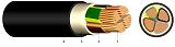 E-YY-J 4X2,5RE ERDKABEL SCHWARZ 1m