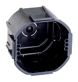 LEGRAND 089215 Kombi- Abzweig- Schalterdose schwarz anreihbar GMD70F T=47mm 1 Stck