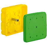 KAISER 1297-02 Beton Verbindungskasten 2teilig 250x220x82mm