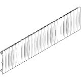 SCHNEIDER ELECTRIC GBS24WN10 Abdeckstreifen 220mm lang, UP/HW/AP