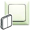 Legrand Serienwippe Creo mandel wei�