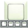 Legrand Rahmen 4-fach Creo mandelwei� 776 004