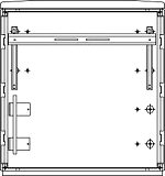 FZ F G1 K EVN - Freistehender Kunststoff-Freiluft-Z�hlerverteiler GAS