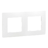 Legrand 665002 Niloe Rahmen 2-fach Farbe: Ultrawei�