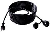 BACHMANN 343.171 Schuko-Verlngerung 10m schwarz