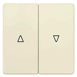 DELTA i-system Wippe, 2-fach, mit Symbolen Auf/Ab, elektrowei 5