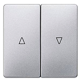 Siemens 5TG6254 Delta I-System Wippe Jalousie 2-fach aluminiumme