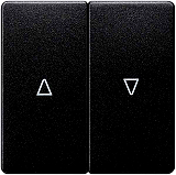 Siemens 5TG6234 Delta I-Sys.Wippe Jalousie 2 fach carbonmetallic