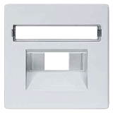 Siemens 5TG1258 Delta I-System UAE-Abdeckplatte aluminiummetalic