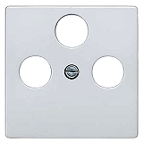 Siemens 5TG1252-2 Delta I-System Abdeckung TV/RF/SAT aluminiumet