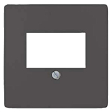 Siemens 5TG1226-2 Delta I-System TAE-Abdeckplatte carbonmetallic