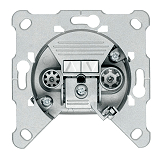 BK-Durchgangsdose,2fach Anschlussd�mpfung 12dB TRIAX FS 12