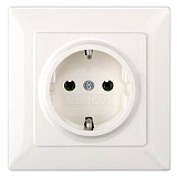 Steckdose 5UB1580 Siemens Delta Line titanweiss Vollplatte