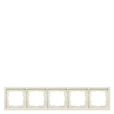 SIEMENS 5TG1325 DELTA STYLE RAHMEN 5FACH TWS