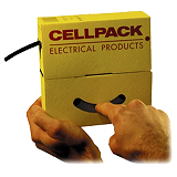 Schrumpfschlauchbox ohne Kleber gelb/gr�n �6,4>3,2mm 10m