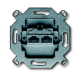 UAE-Anschlussdose RJ45 Cat.6A iso geschirmt 8x8 BUSCH&JAEGER 0218/12-101