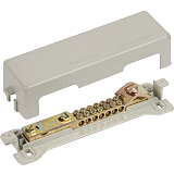 Potentialausgleichschiene m. Abdeckung 1xflach 30x3,5 DEHN 563050