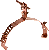 Dachleitungshalter DEHNQUICK St/tZn f. Rd 6-10mm verstellbar DEHN 202020