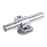 Stangenhalter m. Abdeckbund ZG m. Innengew. M8 f. Rd 16mm St DEHN 275116