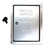 Revisionst�re mit Drehriegel verzinkt 230x180x15mm DIETZEL RT+DR/FV