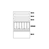 Aufputz-Zhlerverteiler NOE EVN BP-O-NN-800/12-3Z 138040