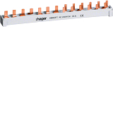 Hager KB663FT Phasenschiene,4pol,10qmm,Gabel